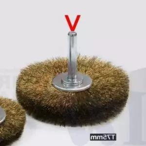 드릴용 철브러쉬 쇠부러쉬 페인트제거 황동브러쉬 세척솔 불판솔 70mm