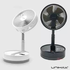 접이식선풍기 블랙 8인치 리모컨 폴딩 유니맥스wxy965