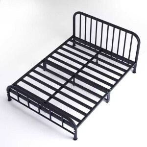 철제 침대 프레임 싱글 시트 블랙 자취방 가정용 침대프레임 화이트 앤틱 150cm 고시원