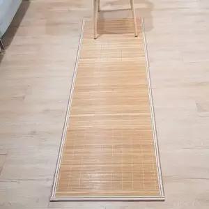 천연 대나무 7.5mm 고급 탄화 대나무 돗자리 70x180cm