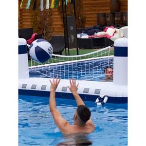 수중 공놀이 배구네트 수상 70 비치워터 파랑 놀이 튜브 에어워터 등대볼스탠드