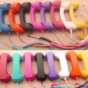 호오마켓 수화기이어폰 이어폰 전화 레트로