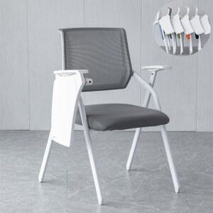 접이식 책걸상 폴딩체어 강당 간이 세트 휴대용 연수원 회의식 테이블 블랙 블랙 다리