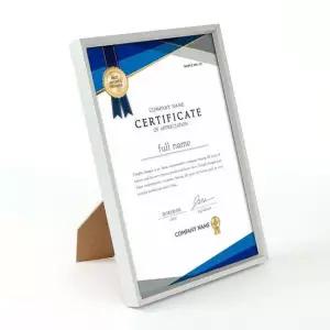 모던라인 입체 상장액자 A4 벽걸이 졸업장액자 A4액자