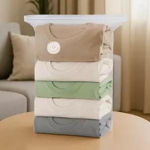 공간비움 압축팩 2p세트 입체형 여행용 의류 진공팩