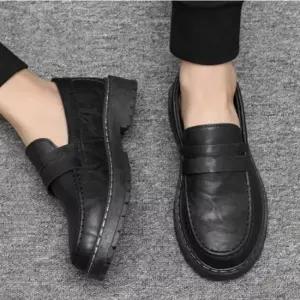 남성로퍼 스티치 캐주얼 정장 페니 로퍼 보트화 단화 남성구두 웰트화 로퍼