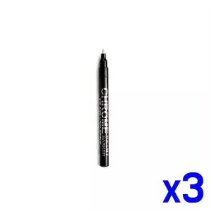 [에이치플러스몰]WL 방수잉크 다용도 도색 펜 마커 1mm x3개 컬러펜