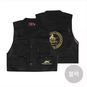 [하프클럽/]더블킬 여름용 메쉬 조끼 블랙 XXL 낚시조끼 등산