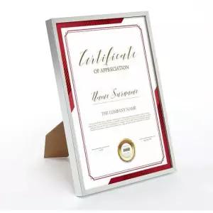 모던라인 평면 상장액자 A4 탁상용 자격증액자 A4액자