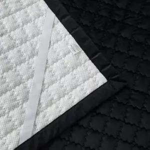 극세사패드 침대 극세사 패드 슈퍼싱글 SS 블랙 극세사패드