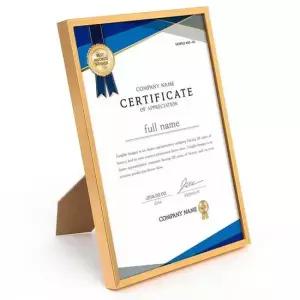 a4 자격증 수료증 스탠드형 졸업장 상장 액자 상장 액자