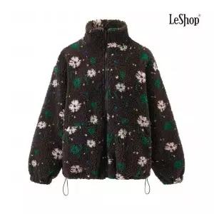 르샵 정상가:159,000원 ㅣ 플라워 양털 시어링 플리스 집업 퍼 자켓 DP4JK017A 1269009