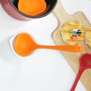 업소용 가정용 식당 주방 실리콘 국자 오렌지 소 가게용국자