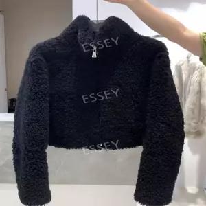 귀여운 양털 후리스 크롭 재킷 자켓 바람막이