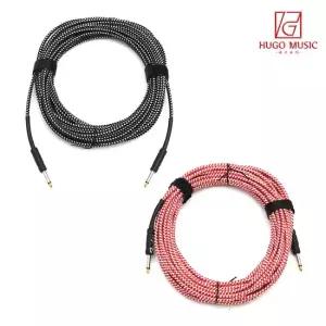 위고뮤직 일렉 베이스 기타 케이블 기타잭 15M