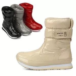 여성 방한 애나멜 패딩부츠 털부츠 퍼부츠 GK패딩