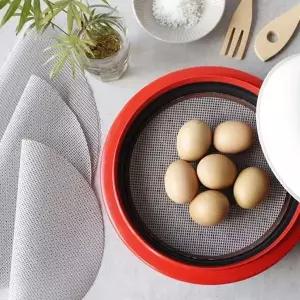 실리콘찜기 찜판 찜기 푸드매쉬 받침 찜망 실리콘메쉬망 만두 원형