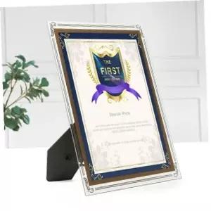 [RIZPICK]A4액자 크리스탈유리상장액자A4골드탁상졸업장프레임