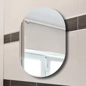 안전 부착식 다용도 욕실용 타원형 거울 면도경 거실 침실