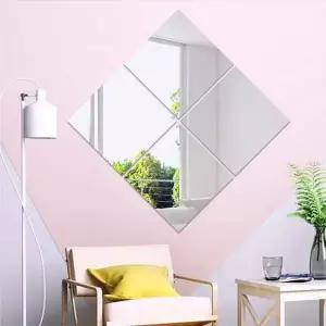 부착식 안전 아크릴 거울 다용도 인테리어 거울