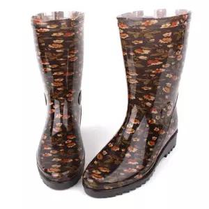 [니나스파리]260까지_꽃과나뭇잎 롱레인부츠(3S275)