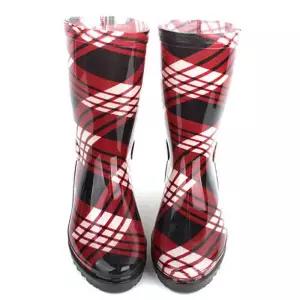 [니나스파리]260까지_와인체크 롱레인부츠(3S277)