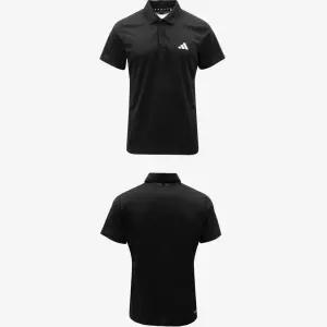 아디다스 남성 스포츠 카라티 반팔 트레이닝 운동 기능성 블랙티셔츠 통기성좋은 시원한티 아웃도어룩