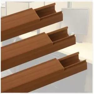 전선 정리 용 몰딩 우드색 20mm-3P 선 밴드 정리 청소 벤드