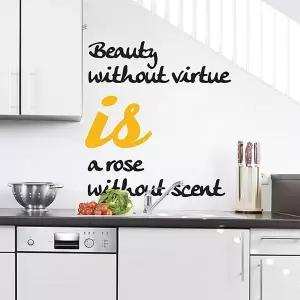 Beauty is 레터링스티커 시트지 벽지 포인트스티커