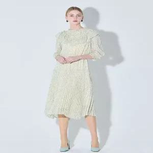 [르샵][르샵(LeShop)] 자가드 셔링 롱 플리츠 원피스 (택가격 159000원)