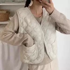 에이치스타일 H스타일US포포퀼팅조끼 가을 여성 패딩조끼 누빔 아우터 퀼팅