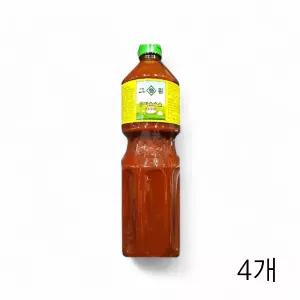 강산 그린 프리미엄 돈까스 소스 2kg X 4개 대용량 업소용 경양식 돈가스소스