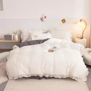 [러빙랩]뉴 코제트 시어서커 침구세트 침대커버 킹(K) 4세트