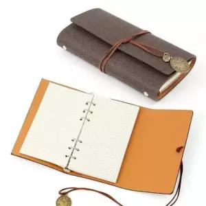 [문구/오피스] 크라프트 다이어리 수첩 잡지 가죽 48절 케이스 공책