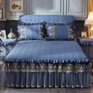 [러빙랩]유럽풍 침대커버 베개커버 킹 세트