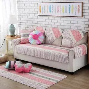 [러빙랩]러빙랩 쁘띠로랑 순면 쇼파패드 2인용 소파 90x160cm