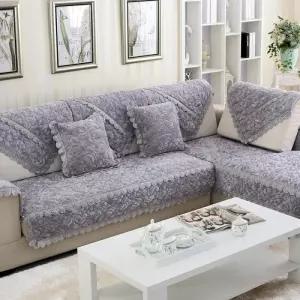 [러빙랩]러빙랩 로시아 극세사 쇼파패드 2인용 소파 패드 90x160cm