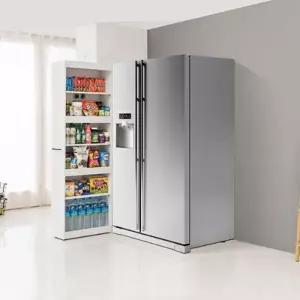 주방 냉장고 슬라이딩 틈새 수납장 240mm (2색) 키큰 키친 그릇 다이닝