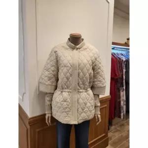 [비꼴리끄]퀼팅 허리 스트림 퀼팅 재킷 B234PJ2080