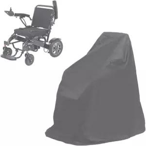BOSKING 전동 휠체어 커버 방수 모빌리티 스쿠터 보관 조절 가능한 드로스트링 포함 여행용 먼지 보호