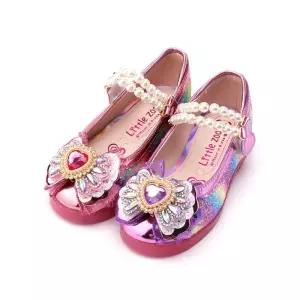 [바나나팜스][바나나팜스]led여아 플렛 lit-z롤리무지개진주 라이팅 구두(bj)