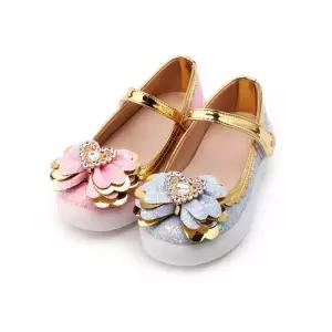 [바나나팜스][바나나팜스]led여아구두 cl26하트펄 라이팅 플렛슈즈(pt)