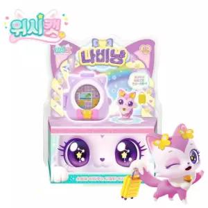 위시캣 케이스 받침대 카드 나비냥 미니 피규어 인형