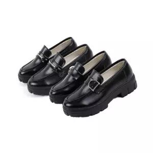 [바나나팜스][바나나팜스]주니어 성인구두 캐쥬얼 체인 D장식 로퍼-250mm(cs)