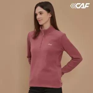 [르까프]르까프 23FW 여성 하프 집업 플리스티셔츠 인디핑크