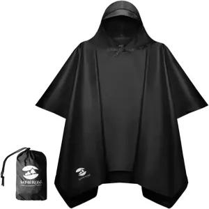 사피로즈 후드 레인 폰초 방수 레인코트 남성용 재킷