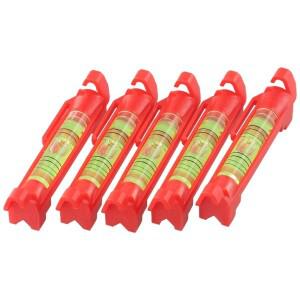 미니 수평 기포 수평계 행잉 포켓 라인 예초기줄  5개