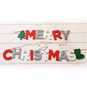 트리소품 TBZ CO 펠트 글자가랜드 크리스마스 트리 리스 소품