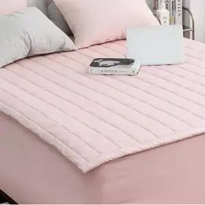 순면 킹패드 밴딩 핑크 사계절 침대패드 패드 K