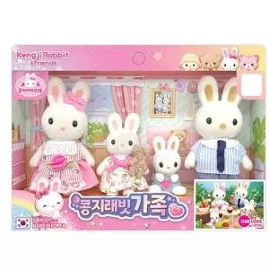 [하프클럽/브이와이]콩지래빗 원앤원 봉제인형 가족